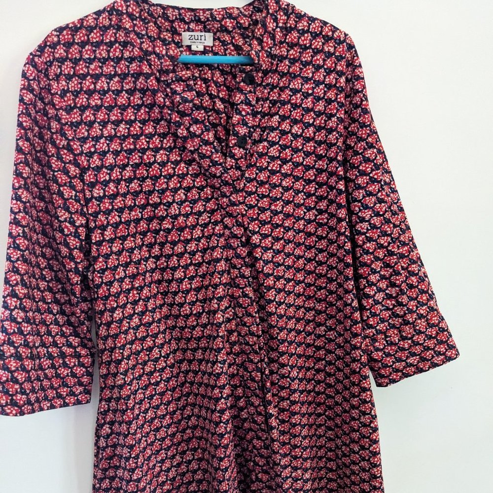 Zuri Kenya Dress Small Cotton Kitenge
